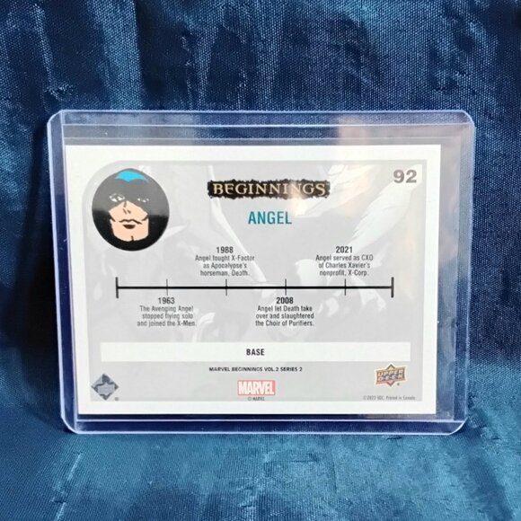 5/$20 Mint 2023 UD Angel Marvel Beginnings Vol. 2 Series 2 Card 92!! - Picture 2 of 2